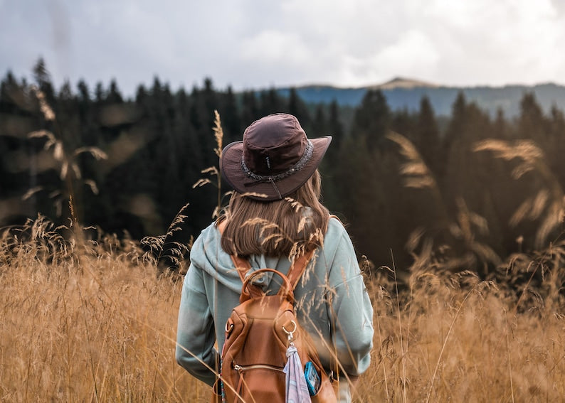 Waxed Canvas Cowboy Hat, Waterproof, Foldable Outback Adventure Headwear - Etsy